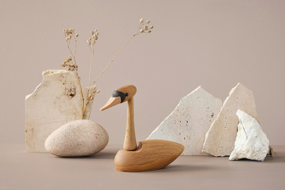 Spring Copenhagen The Swan Holzfigur 19 Cm