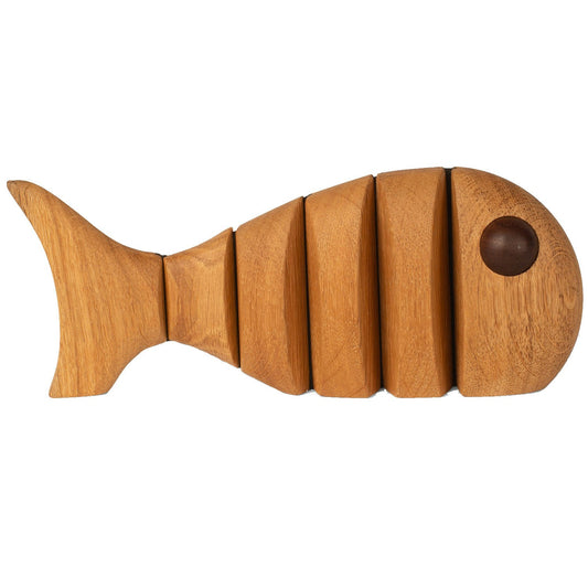 Spring Copenhagen The Wood Fish Holzfigur 22 Cm