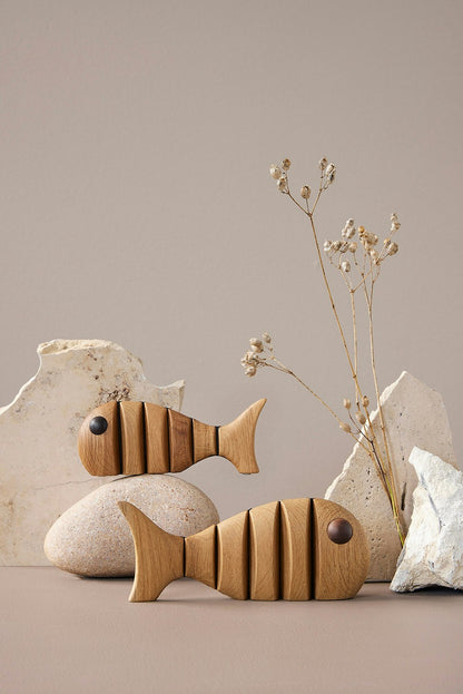 Spring Copenhagen The Wood Fish Holzfigur 18 Cm