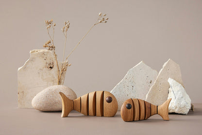 Spring Copenhagen The Wood Fish Holzfigur 18 Cm